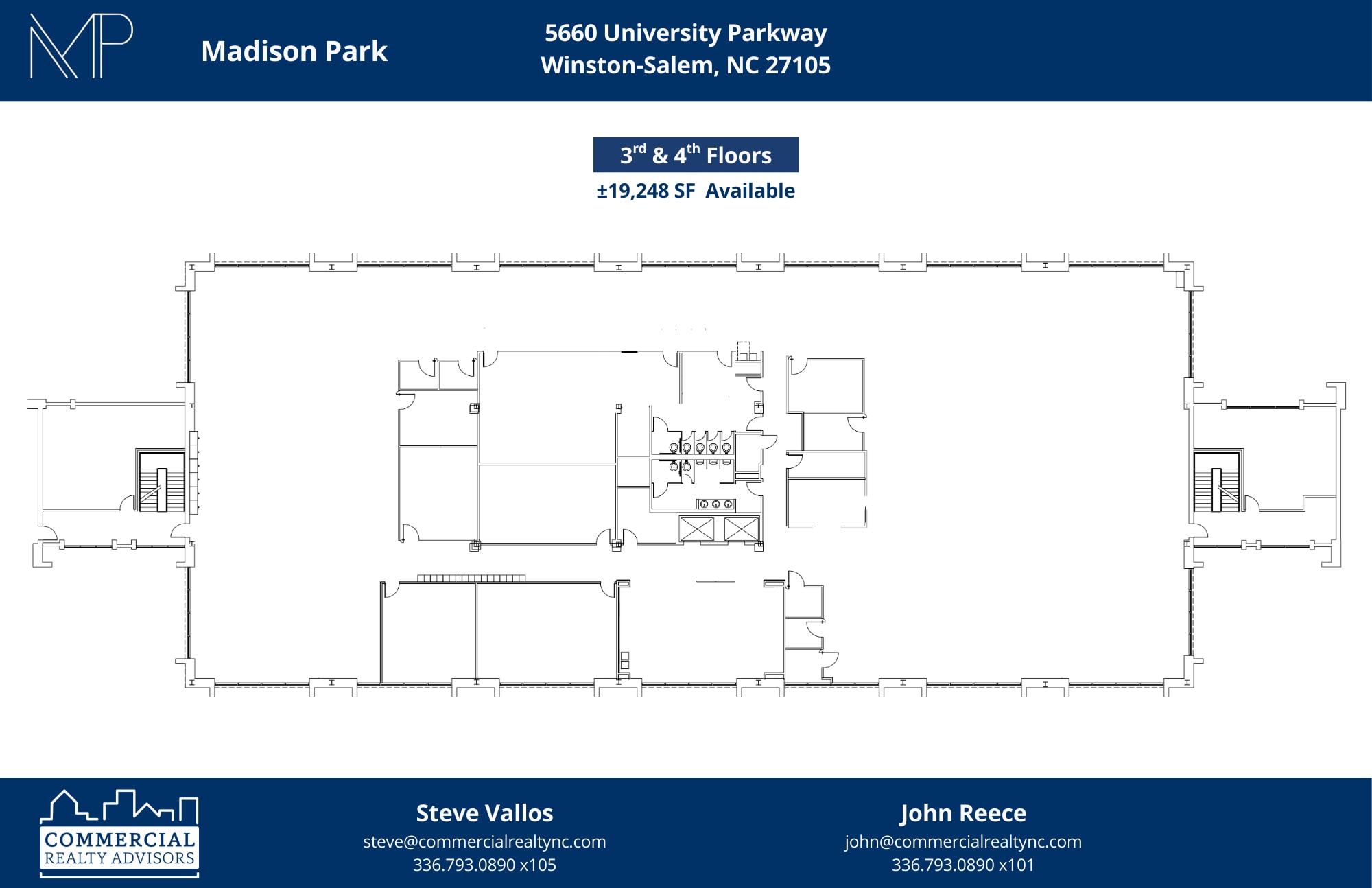 5620 University Pky, Winston-Salem, NC à louer Plan d’étage- Image 1 de 1