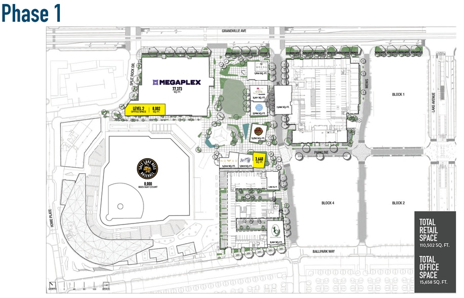 5414 Center Field Dr, South Jordan, UT à louer - Plan de site - Image 2 de 14