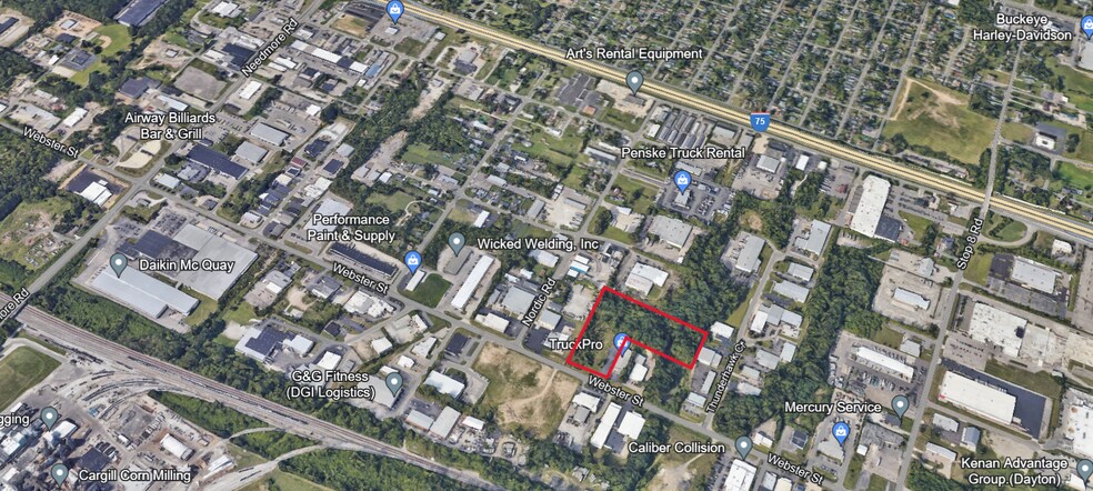 6101 Webster St, Dayton, OH à vendre - Aérien - Image 3 de 6