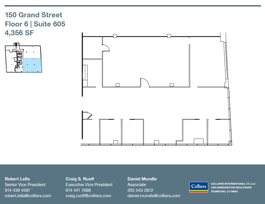 150 Grand St, White Plains, NY for lease Floor Plan- Image 1 of 1