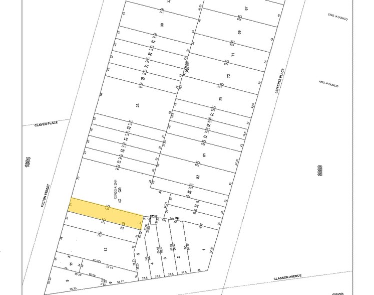 1074 Fulton St, Brooklyn, NY à vendre - Plan cadastral - Image 3 de 19