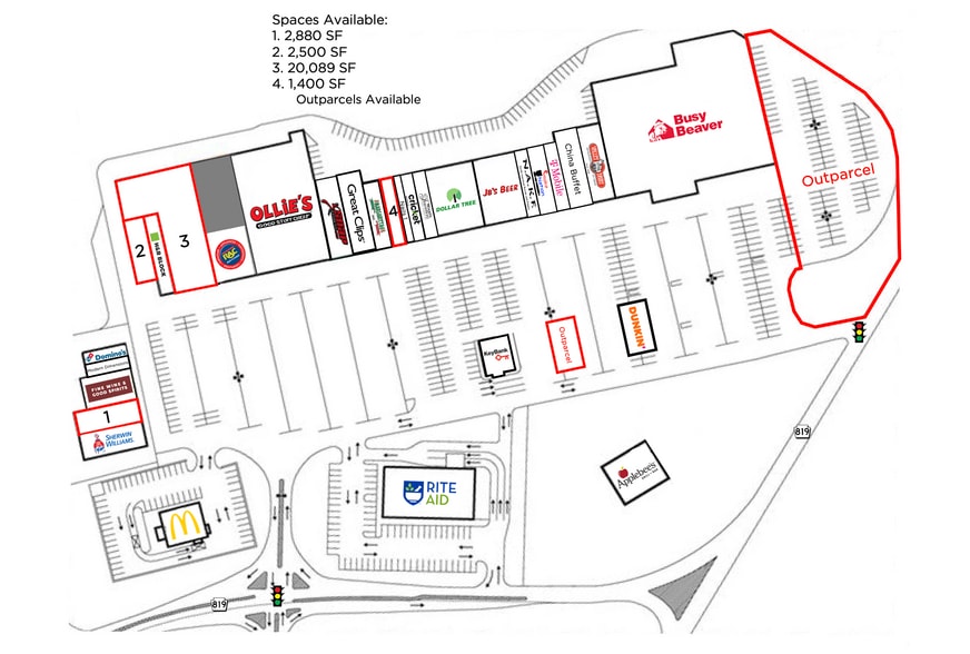 396 Country Side Plz, Mount Pleasant, PA for lease - Building Photo - Image 2 of 3