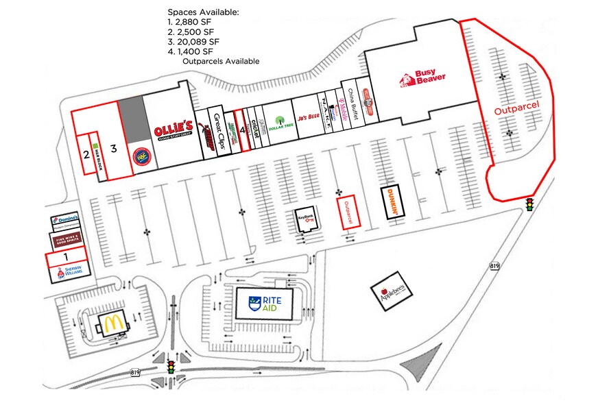 396 Country Side Plz, Mount Pleasant, PA à louer - Photo du bâtiment - Image 2 de 3