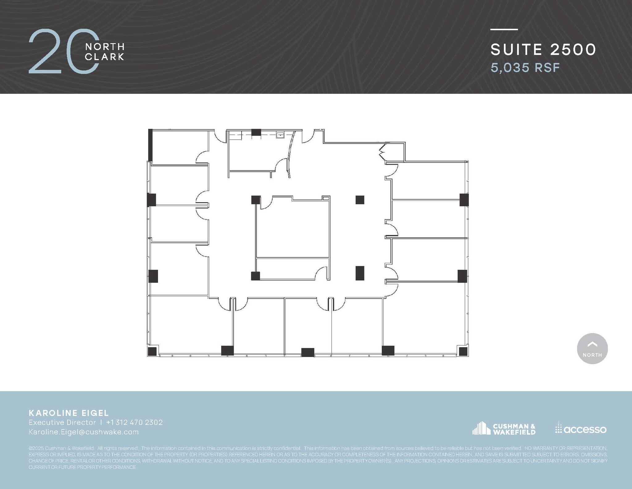 20 N Clark St, Chicago, IL for lease Floor Plan- Image 1 of 1