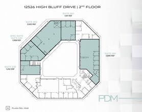 12520 High Bluff Dr, San Diego, CA à louer Plan d  tage- Image 1 de 1