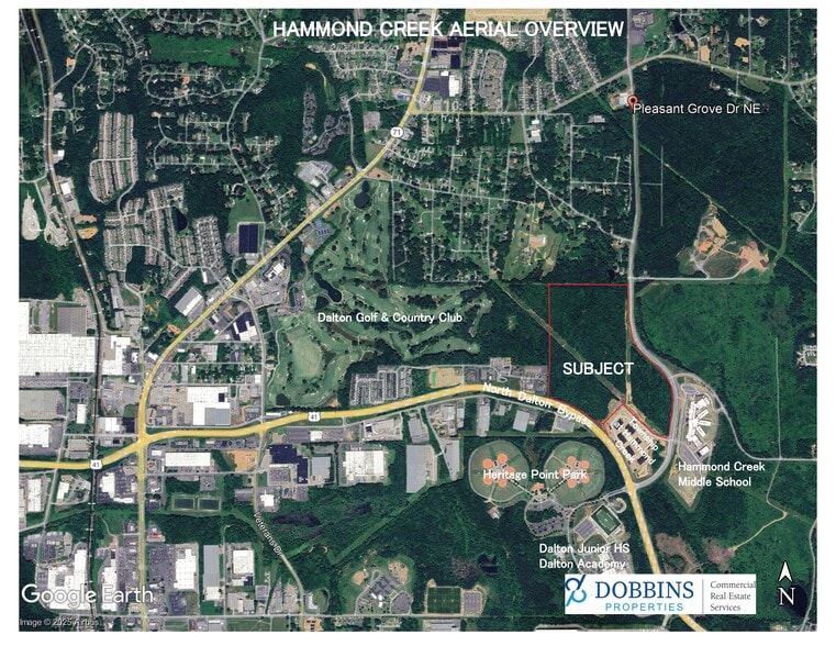 0 North Byp, Dalton, GA for sale - Aerial - Image 1 of 3
