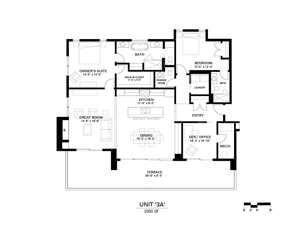 150 Broadway Ave S, Wayzata, MN 55391 - Unité 1A -  - Plan d  tage - Image 1 of 8