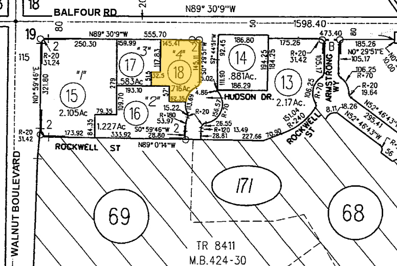 4550 Balfour Rd, Brentwood, CA for lease - Plat Map - Image 2 of 4