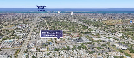 2170 Rainbow Dr, Clearwater, FL à louer Aérien- Image 2 de 3