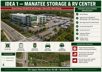 More details for 157 Upper Manatee River Rd NE, Bradenton, FL - Land for Sale