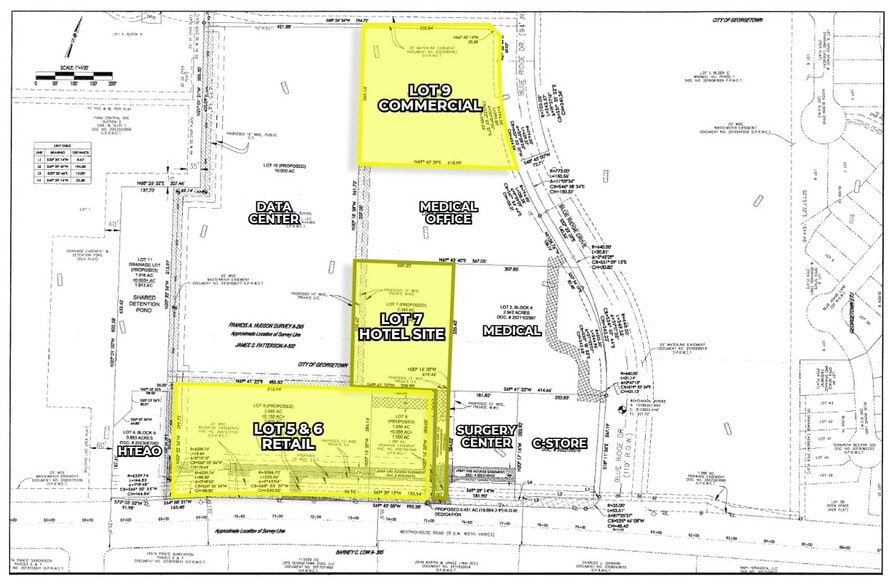 1201 Westinghouse Rd, Georgetown, TX for sale - Plat Map - Image 3 of 4