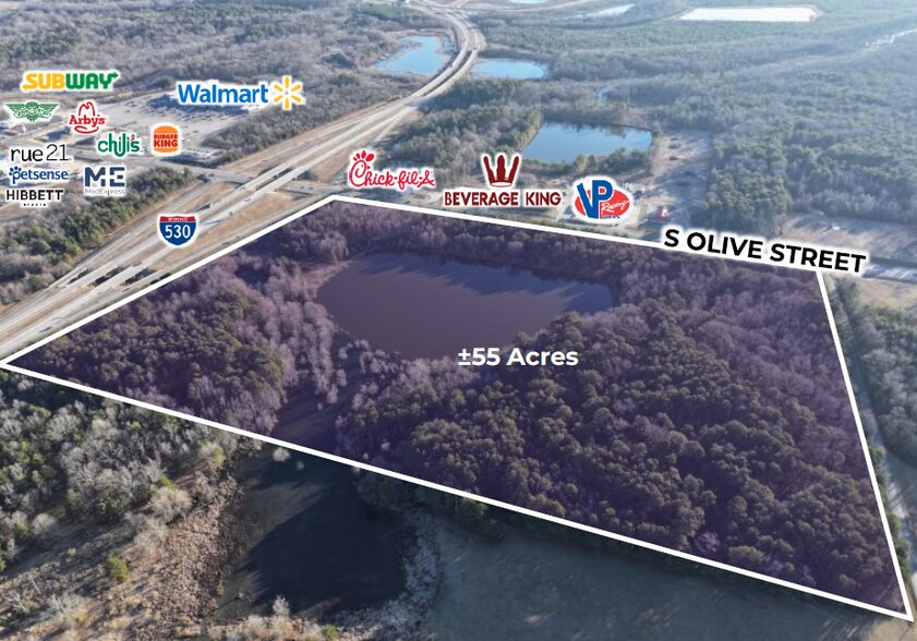 5701 S Olive St, Pine Bluff, AR à vendre - Photo du bâtiment - Image 2 de 3