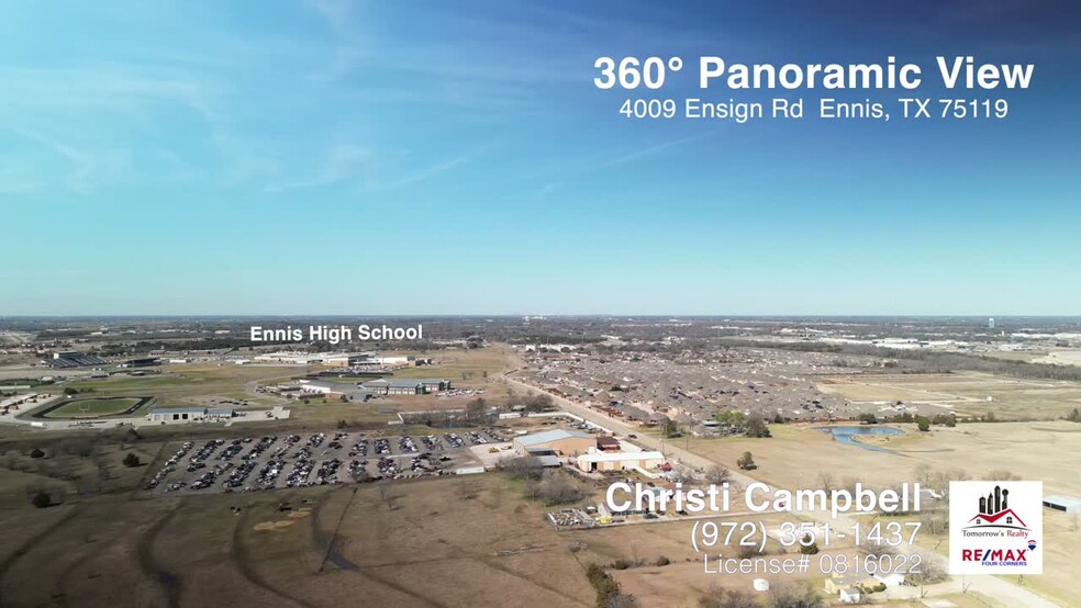 4009 Ensign Rd, Ennis, TX à vendre - Vid o sur l inscription commerciale - Image 2 de 4