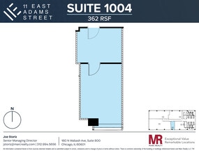 11 E Adams St, Chicago, IL for lease Floor Plan- Image 1 of 3