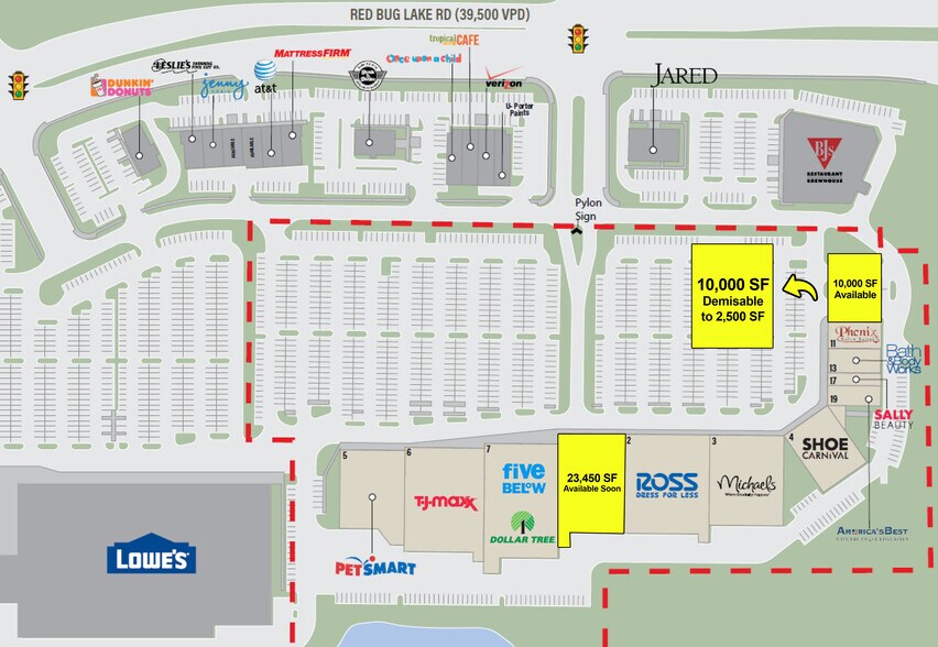 1115 Vidina Pl, Oviedo, FL for lease - Site Plan - Image 3 of 12