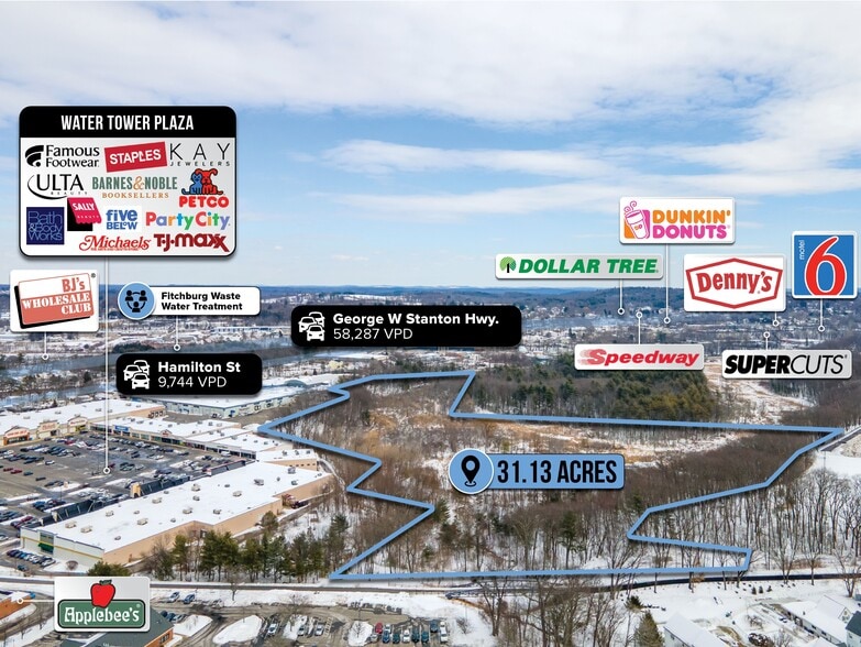 100 Water Tower Pl, Leominster, MA à vendre - Aérien - Image 2 de 3