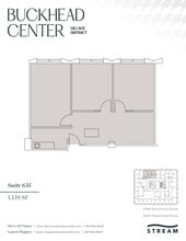 2970 Peachtree Rd NW, Atlanta, GA à louer Plan d’étage- Image 1 de 1