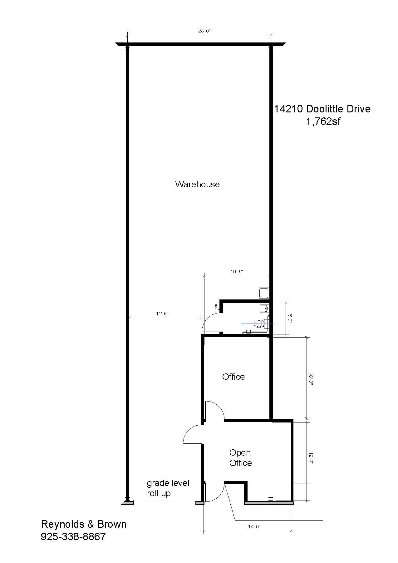 14204-14212 Doolittle Dr, San Leandro, CA for lease Floor Plan- Image 1 of 1