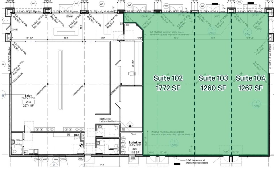 2575 SE Hulsizer Rd, Ankeny, IA for lease - Floor Plan - Image 2 of 3
