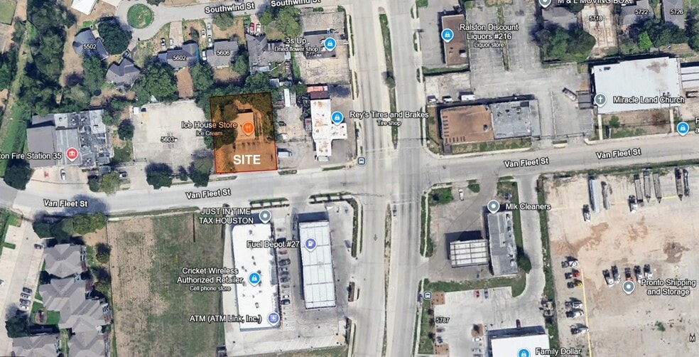 5627 Van Fleet St, Houston, TX à vendre - Aérien - Image 3 de 4