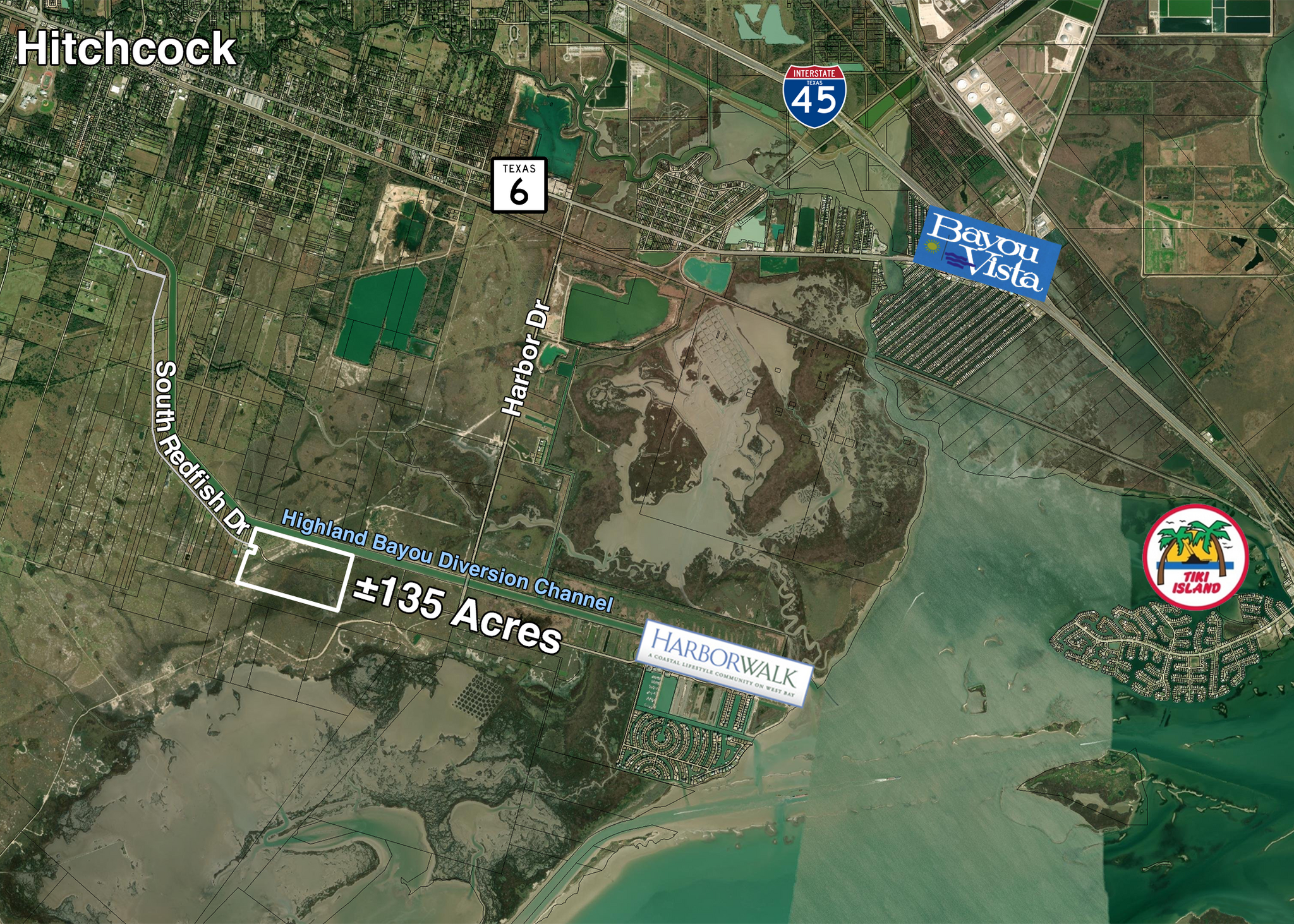 0 South Redfish dr, Hitchcock, TX for sale Primary Photo- Image 1 of 22