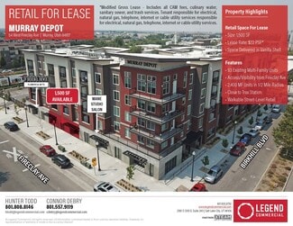 More details for 54 W Fireclay Ave, Murray, UT - Retail for Lease