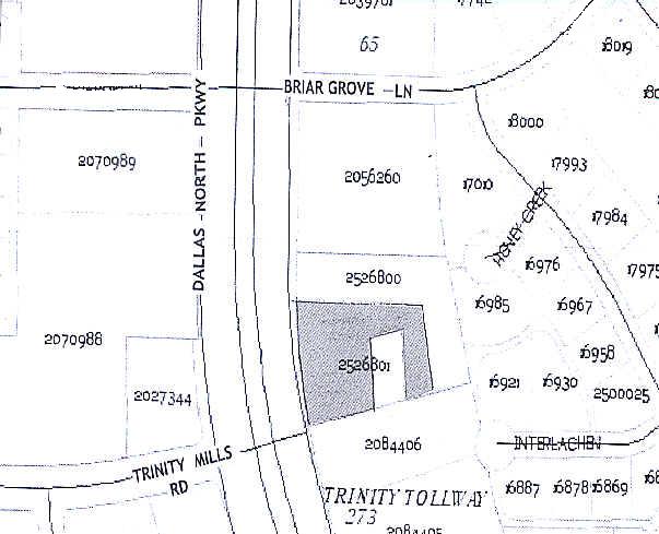 17604 N Dallas Pky, Dallas, TX à louer - Plan cadastral - Image 3 de 3