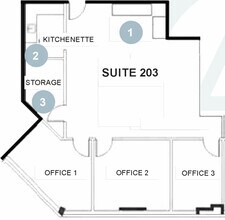 40 W Cochran St, Simi Valley, CA à louer Plan d’étage- Image 1 de 5