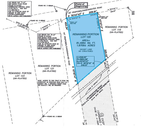 I-40 & Atrisco Vista Blvd, Albuquerque, NM à vendre - Photo du bâtiment - Image 2 de 3