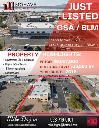 Plus de détails pour 1785 Kiowa Ave, Lake Havasu City, AZ - Bureau à vendre