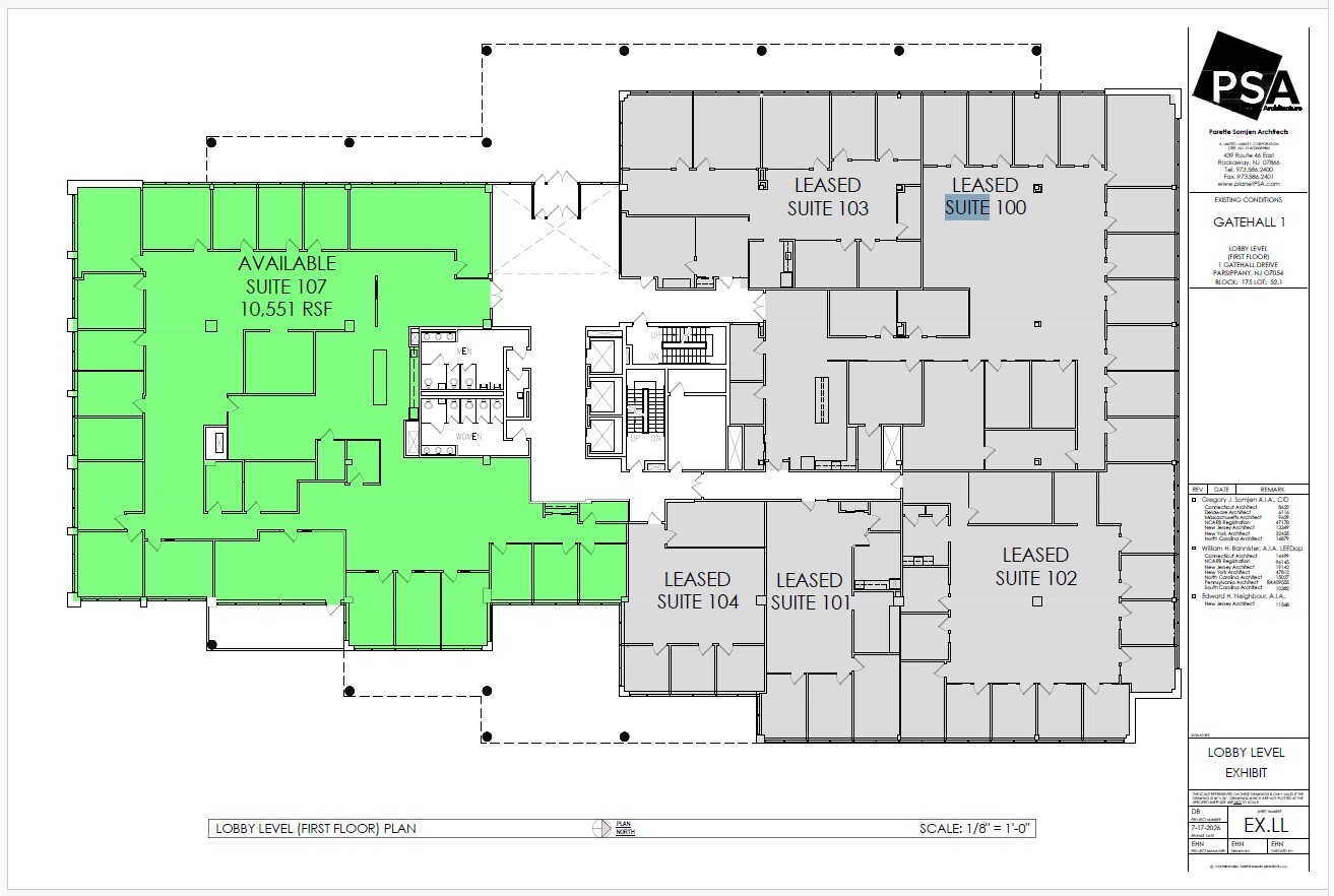 1 Gatehall Dr, Parsippany, NJ for lease Floor Plan- Image 1 of 1