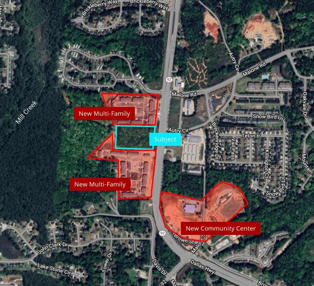 0 Highway 92, Douglasville, GA for sale - Aerial - Image 2 of 6