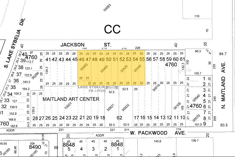 218 and 226 Jackson St, Maitland, FL à louer - Plan cadastral - Image 2 de 29