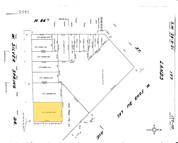 8400 W Silver Spring Dr, Milwaukee, WI for sale - Plat Map - Image 3 of 9
