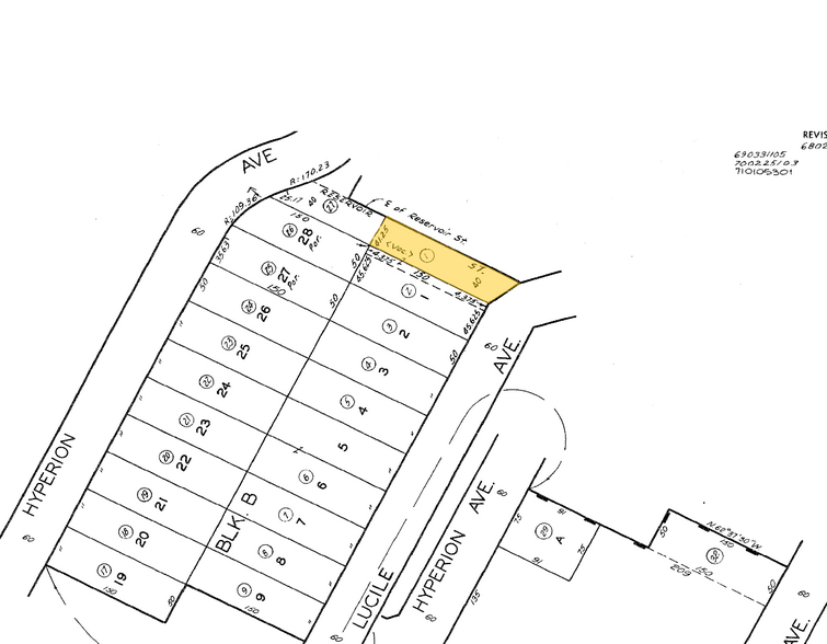 975 Lucile Ave, Los Angeles, CA à vendre - Plan cadastral - Image 2 de 2