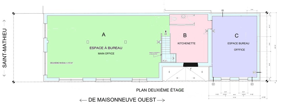1800 Boul De Maisonneuve O, Montréal, QC for lease - Floor Plan - Image 2 of 12