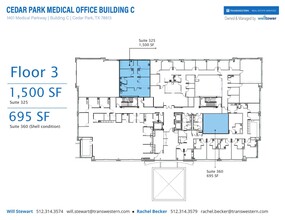 1401 Medical Pky, Cedar Park, TX à louer Plan d’étage- Image 1 de 1