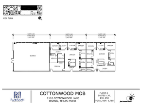 1110 Cottonwood Ln, Irving, TX for lease Floor Plan- Image 1 of 1