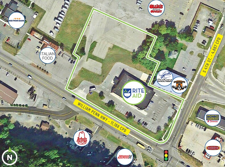 9635 William Penn Hwy, Huntingdon, PA à louer - Photo du bâtiment - Image 2 de 6