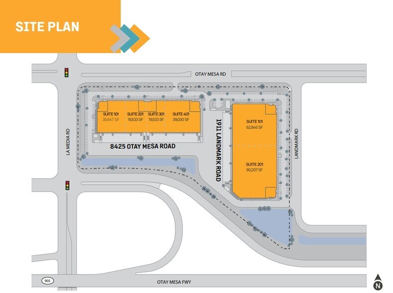 1911 Landmark Rd, San Diego, CA for lease - Site Plan - Image 2 of 2