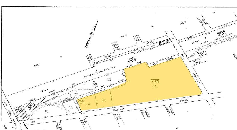 970 New Brunswick Ave, Rahway, NJ for lease - Plat Map - Image 2 of 17