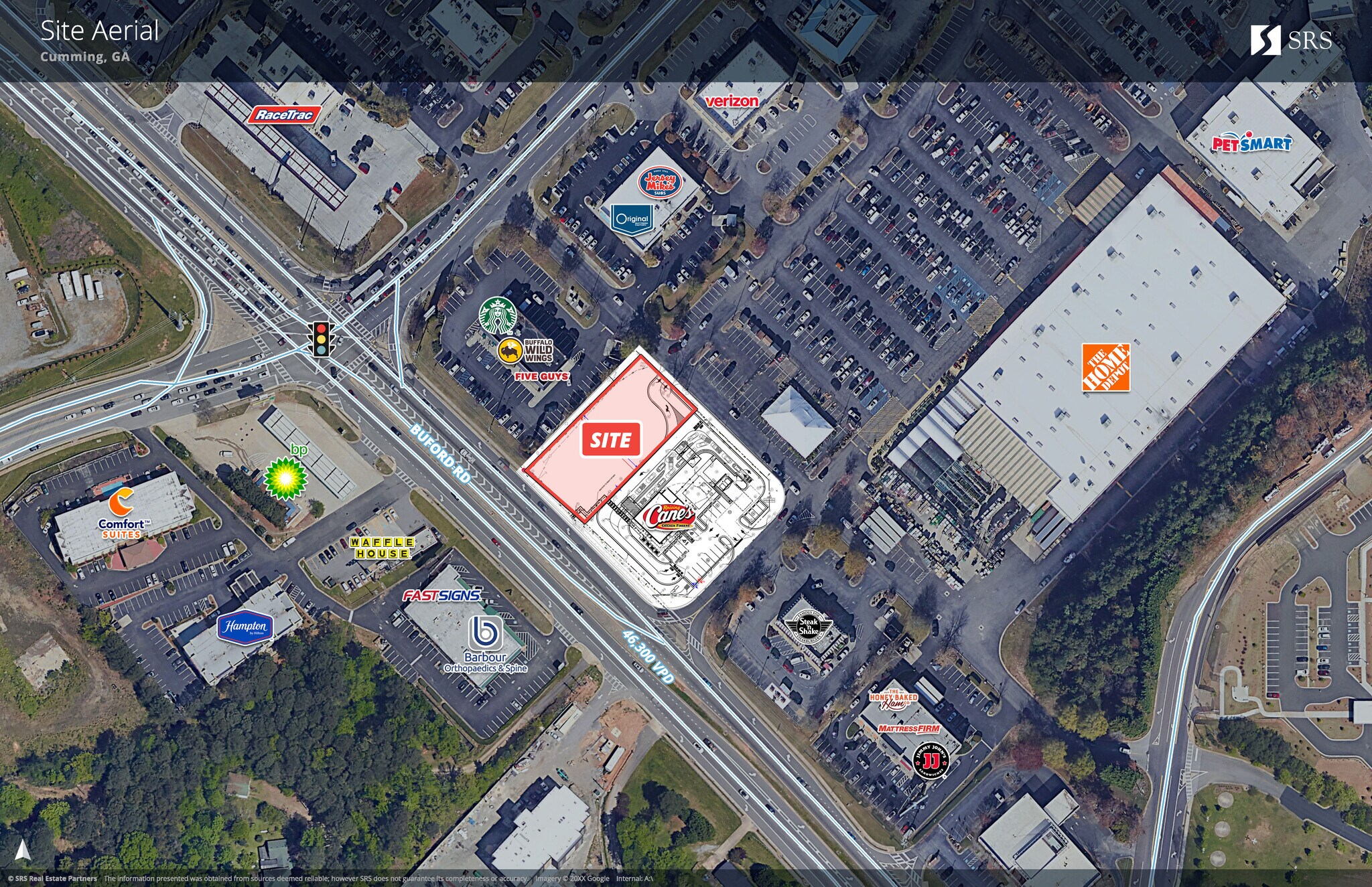 920 Buford Rd, Cumming, GA for lease Aerial- Image 1 of 4