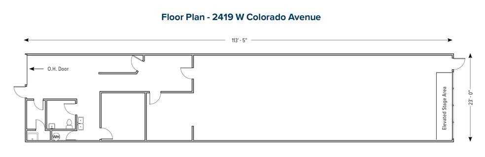 2419 W Colorado Ave, Colorado Springs, CO for sale - Floor Plan - Image 3 of 13