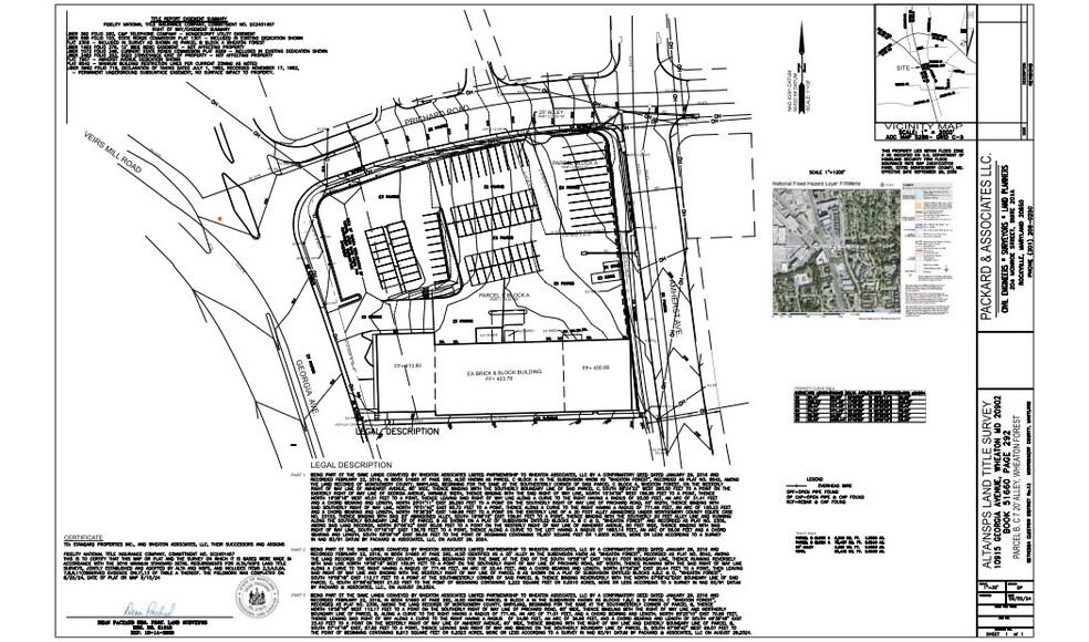 10915 Georgia Ave, Silver Spring, MD à louer - Plan cadastral - Image 3 de 5