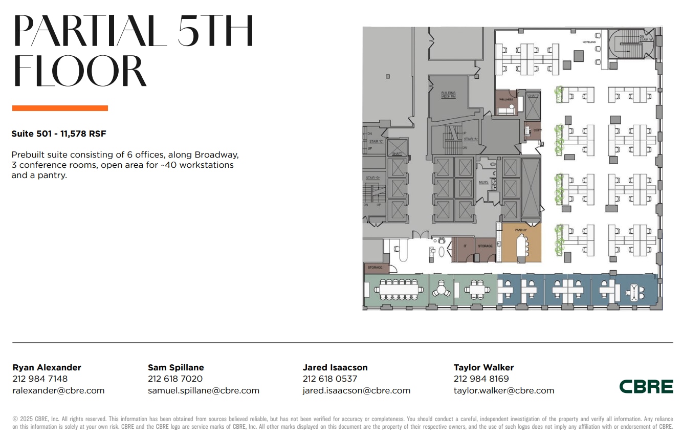 1501 Broadway, New York, NY à louer Plan d’étage- Image 1 de 5