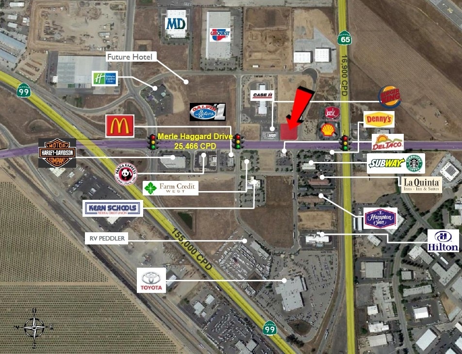 Merle Haggard Dr, Bakersfield, CA for lease Building Photo- Image 1 of 5