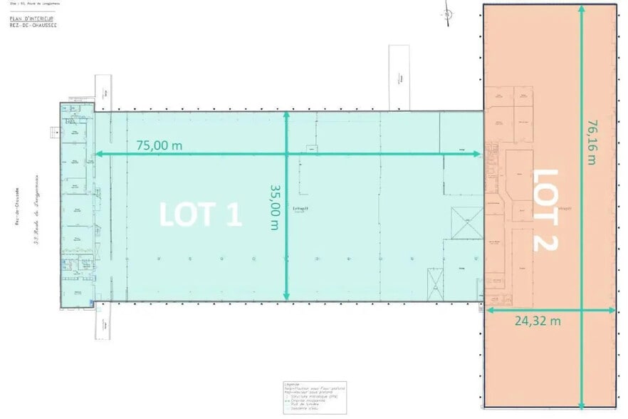 Flex in Chilly-Mazarin for lease - Floor Plan - Image 3 of 6
