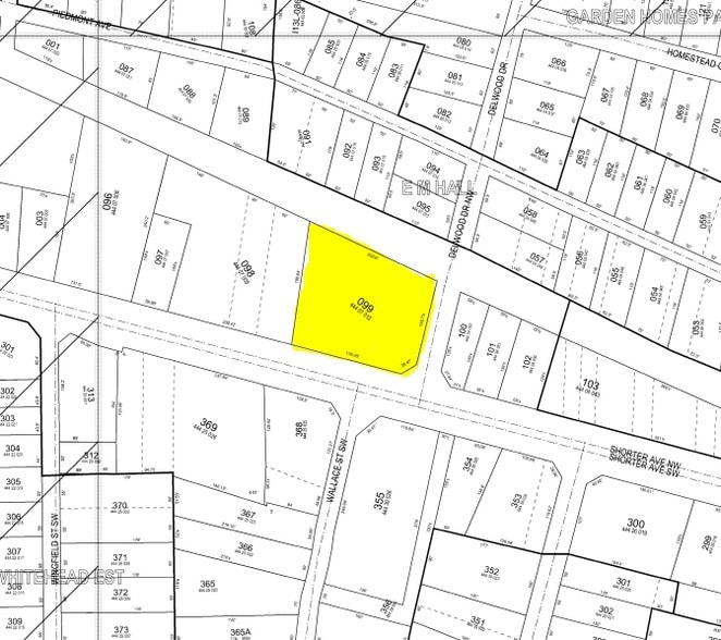 1600 Shorter Ave NW, Rome, GA à louer - Plan cadastral - Image 2 de 10