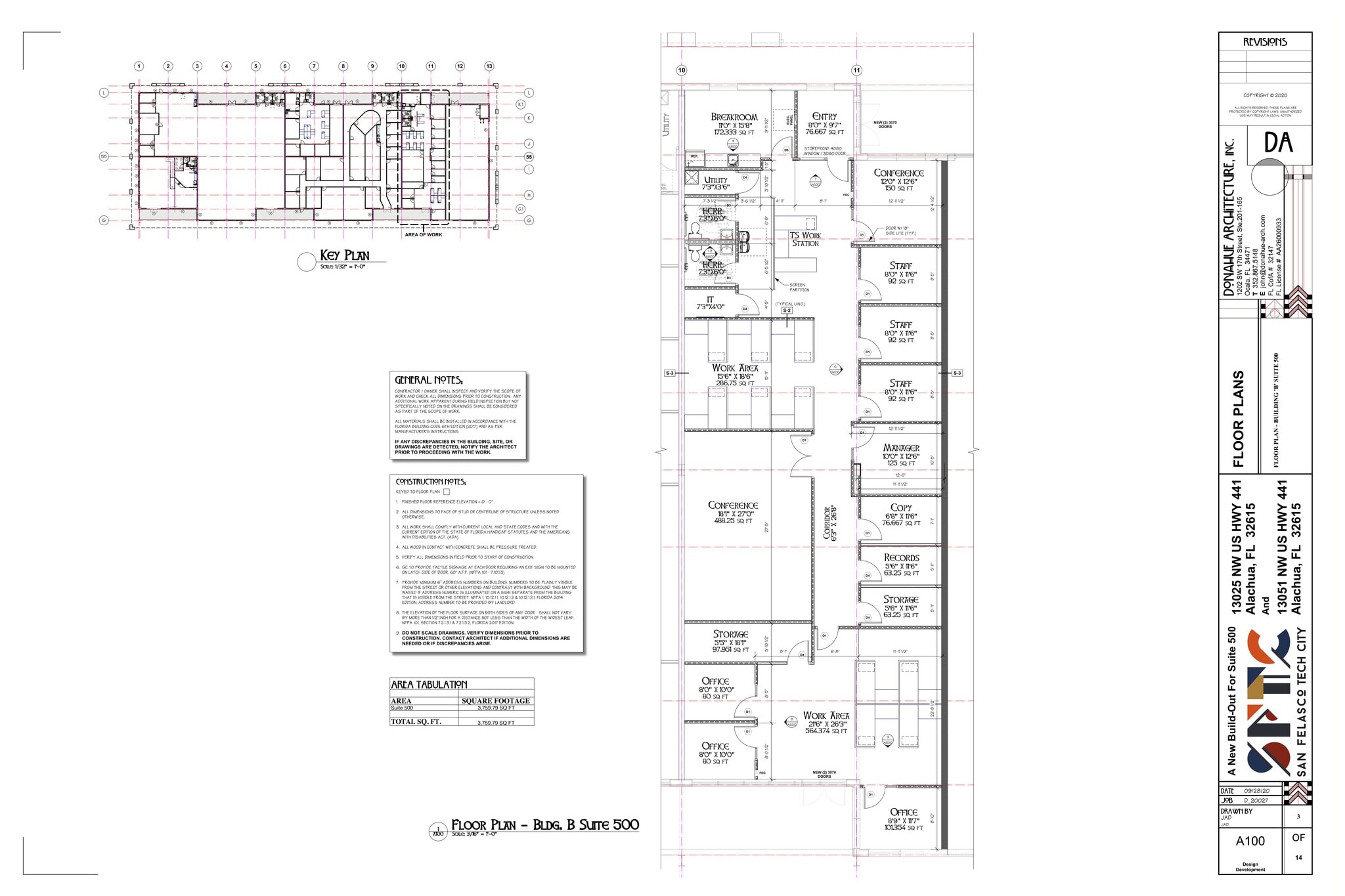 13900 Tech City Cir, Alachua, FL for lease Site Plan- Image 1 of 18