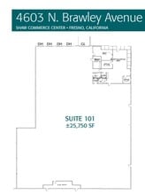 4067 W Shaw Ave, Fresno, CA for lease Floor Plan- Image 1 of 1